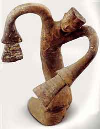 Fig. 19 
Pottery dancer
2nd century BCE
