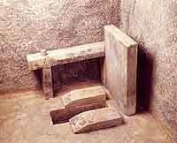 Fig. 27 
Stone latrine
2nd century BCE